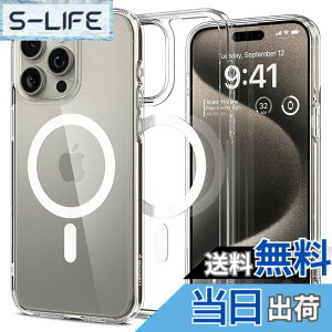 �y���������zSpigen �y�n��18�N�̋Z�p�́z iPhone 15 Pro Max �P�[�X �N���A MagSafe�Ή� �ČRMIL�K�i �E���g���E�n�C�u���b�h�E�}�O�t�B�b�g ACS06576 (�z���C�g)