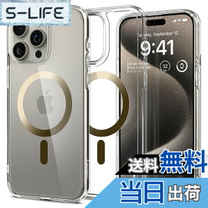 �y���������zSpigen �y�n��18�N�̋Z�p�́z iPhone 15 Pro Max �P�[�X �N���A MagSafe�Ή� �ČRMIL�K�i �E���g���E�n�C�u���b�h�E�}�O�t�B�b�g ACS06579 (�S�[���h)