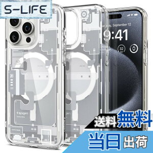 �y���������zSpigen �y�n��18�N�̋Z�p�́z iPhone 15 Pro Max �P�[�X �N���A MagSafe�Ή� �ČRMIL�K�i �E���g���E�n�C�u���b�h�E�}�O�t�B�b�g ACS07034 (�[���E�����E�z���C�g)