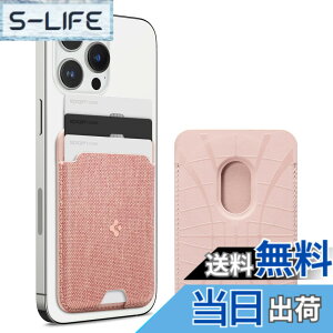 �y���������z[Spigen] MagSafe�Ή� �J�[�h�P�[�X �}�O�l�b�g���� ���C�V�[���h �X���� �w�� �E�H���b�g iPhone 15, iPhone 14, iPhone 13, iPhone 12 �Ή� �}�O�l�b�g �X�}�z �J�[�h�P�[�X �}�O�l�b�g�t�� ��