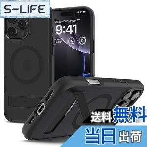 �y���������zSpigen �y�R���p�N�g�ȃX�^���h�t���ziPhone 16 Pro Max �P�[�X MagSafe�Ή� ������ �N���A �X�^���h�t�� �ČRMIL�K�i �E���g���E�n�C�u���b�hS�E�}�O�t�B�b�g ACS08377 (�t���X�g�E�u���b
