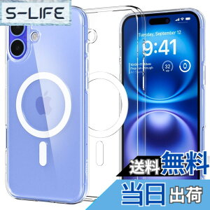 �y���������zSpigen �y�d��33g�̒��y�ʁziPhone 16 Plus �P�[�X �N���A MagSafe�Ή� �ϏՌ� ���^ �y�� �X�g���b�v�z�[�� ���ϖh�~ �ČRMIL�K�i ���� �G�A�X�L���E�n�C�u���b�h�E�}�O�t�B�b�g ACS08063 (