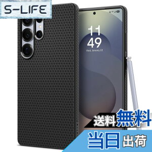 �y���������zSpigen �y�n��18�N�̋Z�p�́z Galaxy S25 Ultra �P�[�X �ϏՌ� ���^ �d��35g �X�g���b�v�z�[���t�� �ČRMIL�K�i�擾 �J�����ی� ���h�~ �Ռ��z�� ���L�b�h�E�G�A�[ ACS08953 (�}�b�g�E�u��
