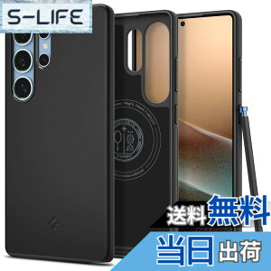 �y���������zSpigen �y�n��18�N�̋Z�p�́z Galaxy S25 Ultra �P�[�X ���^ MagSafe�Ή� �ϏՌ� �}�b�g�d�グ �y�� �ČRMIL�K�i�擾 2�d�\�� �w��h�~ Qi2���C�����X�[�d�Ή� �V���E�t�B�b�g ACS08946(�u���b
