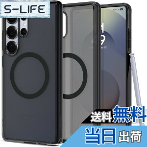 �y���������zSpigen �y�n��18�N�̋Z�p�́z Galaxy S25 Ultra �P�[�X MagSafe�Ή� ������ ���ϖh�~ �X�g���b�v�z�[�� �ČRMIL�K�i �E���g���E�n�C�u���b�h�E�}�O�t�B�b�g ACS08960 (�t���X�g�E�u���b�N)