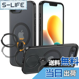 �y���������zNIMASO iPhone 16e �p �P�[�X�y�ČRMIL�K�i MagSafe�A�N�Z�T���[�Ή� 360°��]�X�^���h ���c���� �w��h�~�z �����h�~ �ϏՌ� ��phone 16e �p�P�[�X ������ ���C�����X�[�d�Ή� SE �A�C�t�H