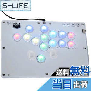 �y���������zHaute42 ���o�[���X �A�P�R�� T16 PRO�z���C�g ���o�[���X�R���g���[���[ �bEVO���Ή��E�G�u���b �É�����/�▭�����S�n ���x�� �i�Q�[���� For PC Switch2 Switch PS4 PS3 RGB LED �z�b�g