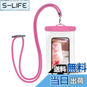 �y���������zMOTTERU(���b�e��) �h���P�[�X �傫�߃T�C�Y �h���h�o IP68 �P�[�X�ɂ��ꂽ�܂ܑ��� �ʐ^�B�e �ʘb ��F�� 6.9�C���`�܂őΉ� �񂩂��X�g���b�v�t �x���[�x���[�x���[ MOT-WPC03-PNK