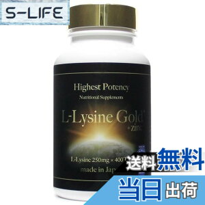 �y���������zSAIO L-���W���S�[���h�iL-Lysine GOLD�j 400�� x1�� �T�C�I ���W�� �����ܗL�H�i ���{�� Zinc L-���W�� ���� ��������