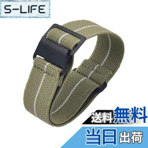 �y���������z[Onthelevel] ���v�o���h 18mm 20mm 22mm���vNato�x���g, 60�N�� �t�����X�R �p���V���[�g�o�b�O NATO�^�C�v �e�� �i�C�����X�g���b�v (18mm, �J�[�L�Ɣ� - �u���b�N�o�b�N��)