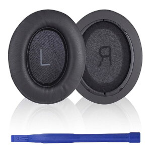 【送料無料】Adhiper Momentum 3 イヤーパッドイヤークッション交換用ヘッドホンクッションイヤークッションイヤーマフ Sennheiser Momentum 3 ワイヤレスヘッドホン ヘッドフォンクッション (ブラッ