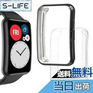 yzHianjoo 2 Huawei Watch Fit Ή P[X [یJo[ + tB ̌^] Huawei Watch Fit Ή Jo[ یtB TPUf Sʕی Ռz x^b` \tgP[Xy+z