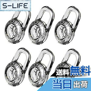 �y���������zSound Wave �C���[�`�b�v �v�����g���j�N�X�p L�T�C�Y 6�Z�b�g �݊��� For Bluetoooth Headset PLANTRONICS QCY ���C�����X �w�b�h�Z�b�g�p �A�N�Z�T�� �����h�~ �C���[�`�b�v ���� (L 6��)