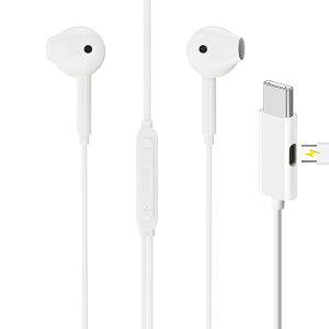 【送料無料】Chayoo タイプc イヤホン 有線 マイク付き【業界初売り iphone15対応】Type C 有線イヤホン 急速充電の同時に音楽を聴 ノイズキャンセリング インナーイヤー型 ハイレゾ 通話可能 音