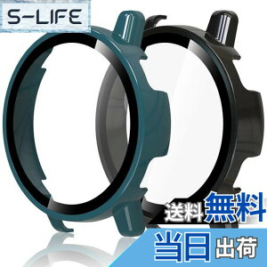 �y���������zHianjoo 2������ Garmin Vivoactive 5 �Ή� �P�[�X �ی�J�o�[+�t�B���� ��̌^ �K�[�~�� Vivoactive 5 �Ή� �J�o�[ �ی�t�B���� PC�f�ނ̃t���[�� �S�ʕی� �Ռ��z�� �����x�^�b�` [�u���b