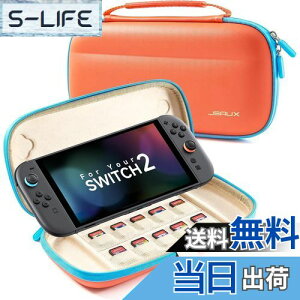 yzJSAUX XLOP[X Nintendo Switch 2 (2025) ΉA10̃Q[J[h[Xbgt |[^uXCb`2P[XAsE[p̕یn[hVF BG0119 (IW)