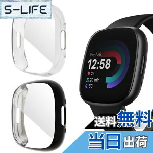 yzHeeNia y2zFitbit Versa 4/Fitbit Sense 2 Ή Jo[ TPUSʕیP[X ߗ Ռz wh~ y C菝h~ Fitbit Versa 4/Fitbit Sense 2 p (+NA)