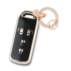 �y���������z[Nacalikeey] NBOX �L�[�P�[�X�L�[�P�[�X�J�X�^�� N-VAN JF1 JF2 JF3 JF4�X�m�[�L�[�z���_�[�K���z���_ NBOX �L�[�J�o�[ N-BOX N-ONE N-WGN N-���S�� �X�}�[�g���̃L�[�P�[�X(�u���b�N�C4�{�^��