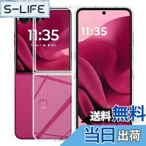 �y���������zFor Motorola moto Razr 60 Ultra �P�[�X �N���A PC�f�� �ϏՌ� �Ռ��z�� �S�ʕی� ���^ �y�� Greerass �ی�P�[�X �\�t�g�J�o�[ ����~�� ���΂ݖh�~ �w��h�~ ���� �ϋv �C���X�g�[���ȒP