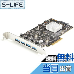 �y���������zStarTech.com USB���݃J�[�h/PCIe 3.0-4x USB-A/2x ASM3142����/UASP
