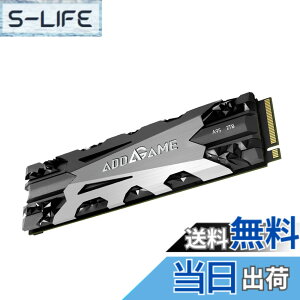 �y���������zaddlink AddGame ��p�� A95 �q�[�g�V���N�t�� PS5�Ή� 2TB SSD PCIe Gen4(�ō��]�����x 7,200MB/�b) M.2 �q�[�g�V���N ��̌^ 2280 PCIe 4.0 NVMe SSD| 3D TLC NAND����| ���[�J�[5�N