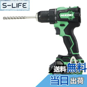 �y���������zHiKOKI(�n�C�R�[�L) 18V �[�d�� �U���h�����h���C�o�[ DV18DE �R���p�N�g�^�C�v �o�b�e���[2�E�[�d��E�P�[�X�t DV18DE(2XPZ)