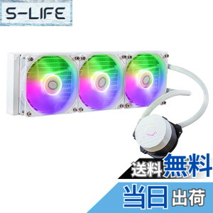 �y���������zCooler Master �V�^S����f���A���`�����o�[�|���v���� �uMasterLiquid L Core�v�V���[�Y360mm����CPU�N�[���[�E�z���C�g���f�� [ MASTERLIQUID 360L Core White ]
