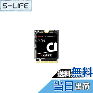 �y���������zAddlink ��p�� S91 2TB 2230 M.2 SSD NVMe PCIe Gen4x4 3D NAND ����SSD, Steam Deck/ASUS ROG Ally�Ή� - ����SSD���x�ō�5000 MB/�b - (aJP2TBS91M2P)