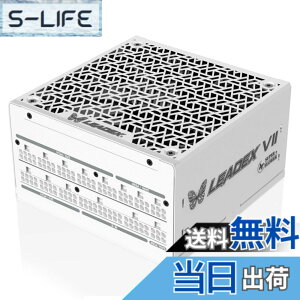�y���������z�X�[�p�[�t�����[(Superflower) SUPERFLOWER ATX3.0�d�� LEADEX VII GOLD 1300W WT �t�����W�����[ 80PLUS GOLD�F�� Cybenetics�uPlatinum�v�F�� 12VHPWR�Ή� 10�N ���{���K�㗝�X�i