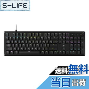 �y���������zCORSAIR K70 CORE ���j�A RGB �Ԏ��Q�[�~���O�L�[�{�[�h �L�[�L���b�v�����\ ���{��z�� �u���b�N CH-910971E-JP