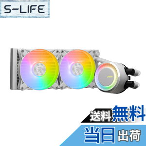 �y���������zMSI MAG CORELIQUID E240 WHITE 240mm���W�G�[�^�[���� �ȈՐ��� CPU�N�[���[ MAG CORELIQUID E240 WHITE FN2025