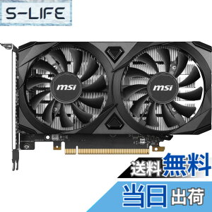�y���������zMSI GeForce RTX 3050 VENTUS 2X 6G OC PCIe4.0 �⏕�d���s�v �f���A���t�@������ �O���t�B�b�N�X�{�[�h VD8789