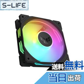 【送料無料】ASUS ケースファン 120mm Aura Sync 逆回転 TUF Gaming TR120 ARGB Fan Reverse 黒 国内正規代理店品