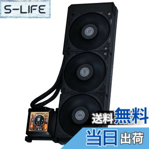 �y���������zLIANLI �ȈՐ���L�b�g HydroShift LCD 360S Black 120mm�t�@�����ڃ��f�� �T�C�h�}�E���g�f�U�C�� 2.88�X�N���[�� IPS�t�� LL-HS-LCD-360S-BK ���{���K�㗝�X�i