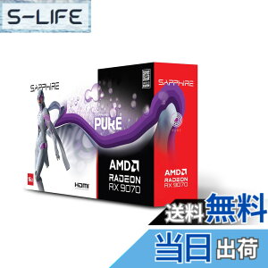 �y���������zSAPPHIRE PURE Radeon RX 9070 GAMING OC 16GB �O���t�B�b�N�X�{�[�h 11349-02-20G VD8987