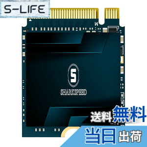 �y���������zS SHARKSPEED SSD M.2 2230 1TB NVME PCIe Gen 3.0x4 30mm �����^ �Q�[��SSD Steam Deck ROG Ally Microsoft Surface pro7+/pro8/pro9/proX/laptop3/laptop4/laptop Go GPD Ultrabook�ȂǓK�p�i1TB, M.2 2230 3.0 PCIe�j