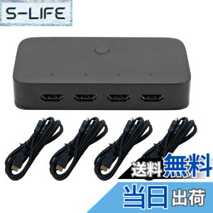 �y���������zORIGINCOM HDMI KVM�ؑ֊� HDMI4����1�o�� USB2.0 3�|�[�g KVM�X�C�b�` USB�@�틤�L �L�[�{�[�h �}�E�X�Ȃ� 4Kx2K@30Hz �o�X�p���[ �h���C�o�s�v �Z���N�^? KVM41