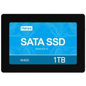 �y���������zHanye SSD 1TB 3D NAND ���ϋvTLC �̗p �����^ 2.5�C���` SATAIII 6Gb/s �A���~��➑� W400-1TB �������K�㗝�X�i ���[�J�[3�N