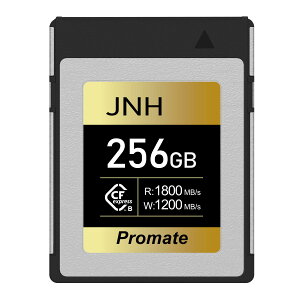 �y���������zCF�J�[�h CFexpress Type B �������[�J�[�h 256GB �yDRAM���ځz�R���p�N�g�t���b�V���J�[�h Type-B R:1800MB/s W:1200MB/s 8K 4K �r�f�I JNH CFX-256GB02/JP ���[�J�[5�N