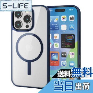 �y���������z�G���R�� iPhone 16 Pro �P�[�X �N���A �}�O�l�b�g MAGKEEP �n�C�u���b�h ���C�����X�[�d�Ή� 4�p�G�A�[�N�b�V���� �l�C�r�[ PM-A24CMAG03NV