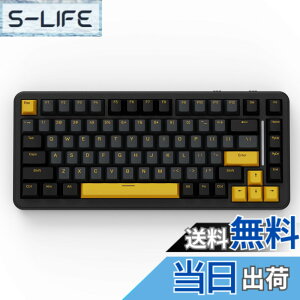 �y���������zMAMBASNAKExATTACK SHARK M86 �Q�[�~���b�O�L�[�{�[�h ���C�����X ���J�j�J���L�[�{�[�h 75�� �p��z�� RGB�o�b�N���C�g �J�X�^�}�C�Y�\ �K�X�P�b�g�\�� �����Ō��� 3���[�h�ڑ��iBlueto