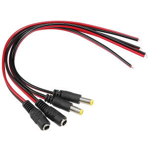 �y���������z2�y�A���� DC�d���P�[�u�� 5.5mmx2.1mm ���X - �I�X�̃R�l�N�^ �A�_�v�^�[�J�v���[ CCTV DVR�J�����p ���� 30cm �K�p�d��1-4A