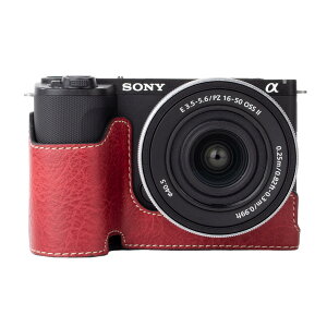 �y���������zRieibi �J�����P�[�X�ASony ZV-E10 II ZV-E10M2 �pPU���U�[�n�[�t�P�[�X�ASony ZV-E10 II�p�ی�P�[�X Sony ZVE10 II�p�J�o�[�A�����J�����o�[�W�����ƃn���h�O���b�v�f�U�C��