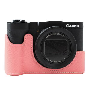 �y���������zRieibi �J�����P�[�X Canon PowerShot V1�p PU���U�[ �n�[�t�P�[�X Canon PowerShot v1�p �f�W�^���J�����P�[�X-�s���N(�J�����Ȃ�)