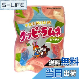 【送料無料】カクダイ製菓 プレミアムクッピーラムネピーチ味 30gx10袋