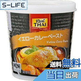 【送料無料】【1個】イエローカレーペースト 400g (本格タイ料理) 大容量 エスニック 辛口 現地の味 業務スーパー 1個（400g）で約30皿分