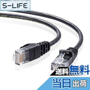�y���������z�T�����T�v���C �J�e�S��6�ɍ�LAN�P�[�u�� 5m �u���b�N LA-SL6-05BK