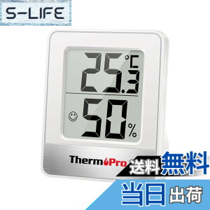 �y���������zThermoPro�T�[���v�� ���x�v ���x�v �����x�v ���� ���� �R���p�N�g ��}�[�N �Ǌ|�� ���X�^���h �}�O�l�b�g TP-49 (�z���C�g*1��)
