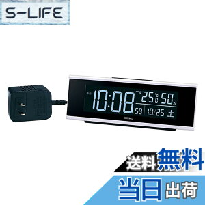 �y���������z�Z�C�R�[�N���b�N(Seiko Clock) �u�����v �ڊo�܂����v �d�g �f�W�^�� �𗬎� �J���[�t�� �V���[�YC3 �� �{�̃T�C�Y:6.3x17.4x4.6cm DL307W
