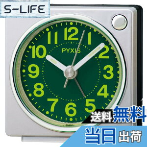�y���������z�Z�C�R�[�N���b�N(Seiko Clock) �ڊo�܂����v �u�����v �A�i���O �W������������ ��F���^���b�N 65x64x38mm PYXIS �s�N�V�X NR450S